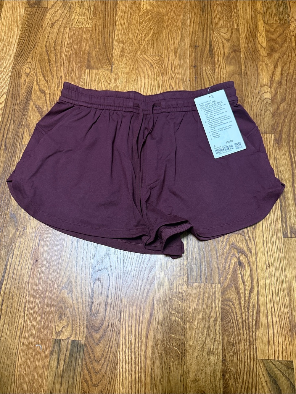 Lululemon Soft Jersey Curved Hem Shorts